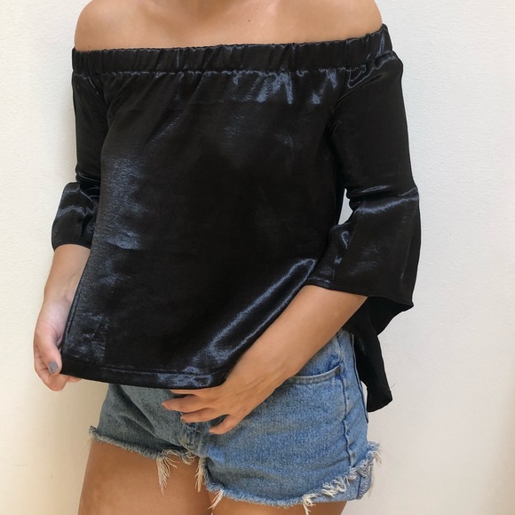 One Way Tops - One Way off the shoulder top